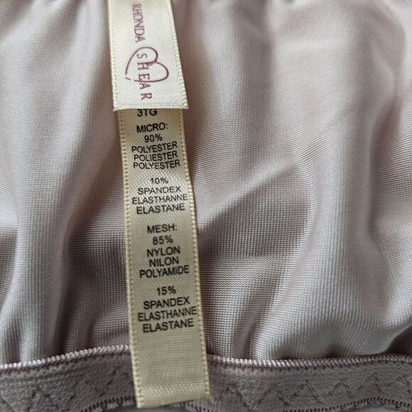 Rhonda Shear Blush  Pink Style 676 Shapewear Leisure Bra in Size 3X - Picture 7 of 7